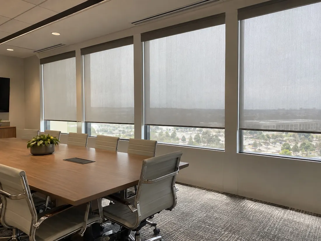 Meeting room shades