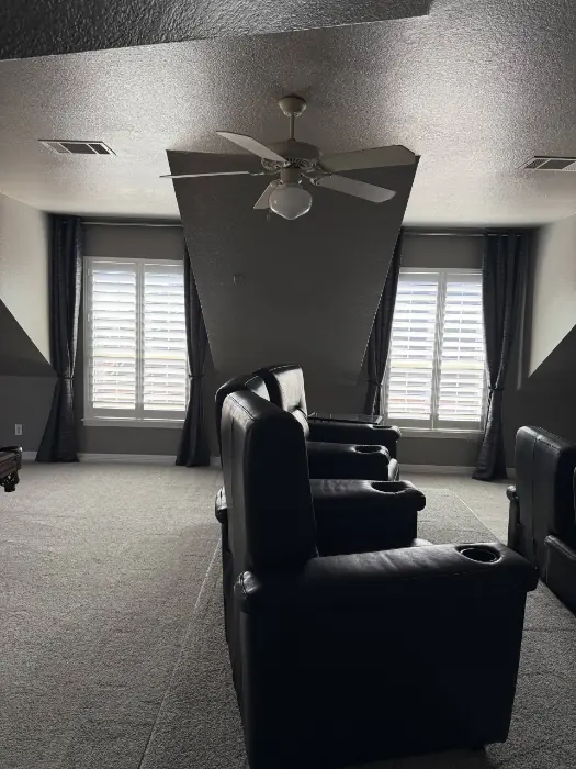 Media room shutters